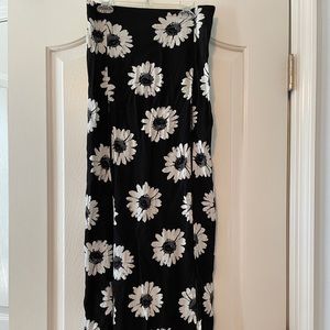 Floral Print Maxi Skirt